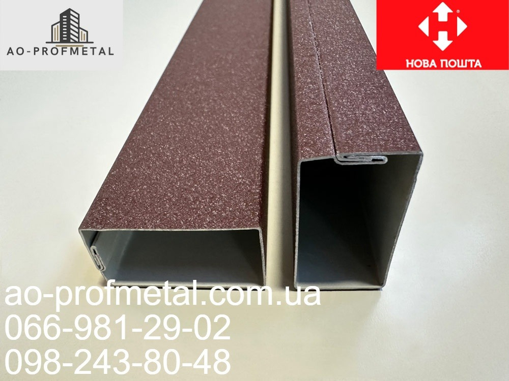 Декоративная труба 19*36 толщина 0.42 мм. Киев - изображение 2