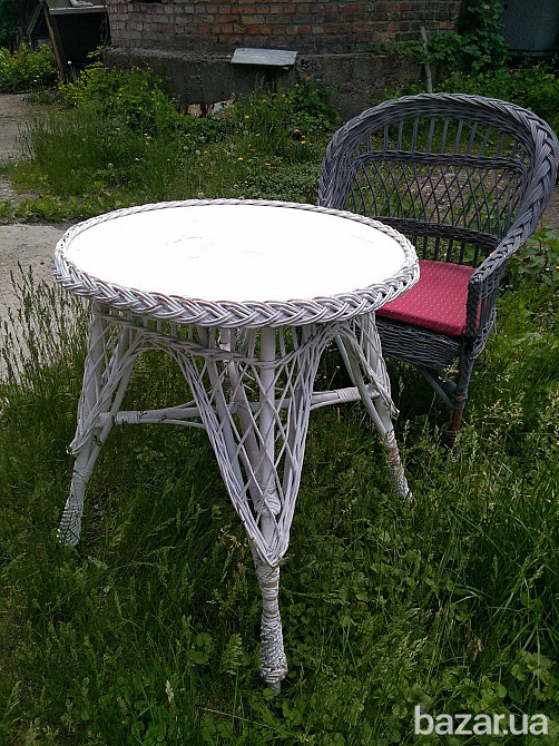 Набор мебели из ротанга 3 стула и стол Киев - изображение 2