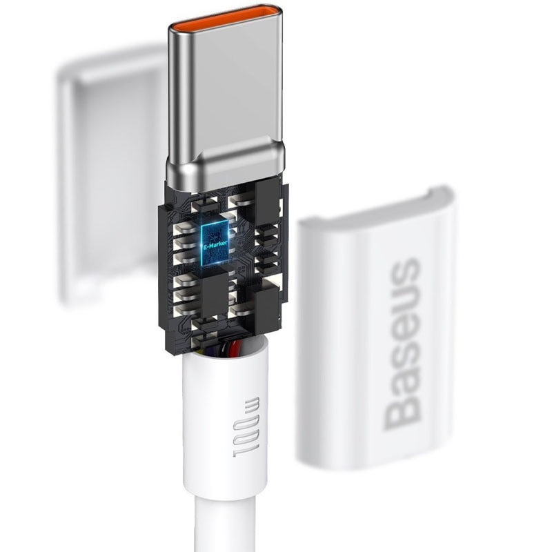 Дата кабель Baseus Superior Series Fast Charging Type-C to Type-C PD 100W (1m) (CATYS-B) Херсон - изображение 4