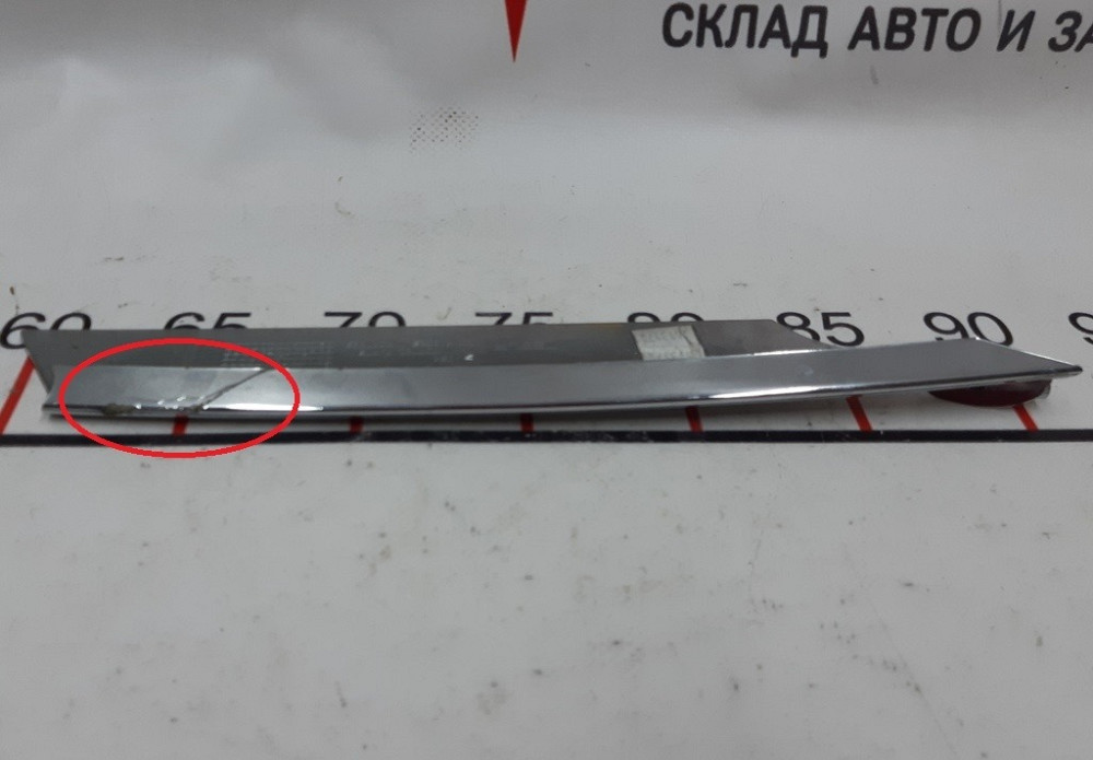 1Накладка люверса нижняя левая хром с повреждением Tesla model S 6009388-00-C Київ - зображення 2
