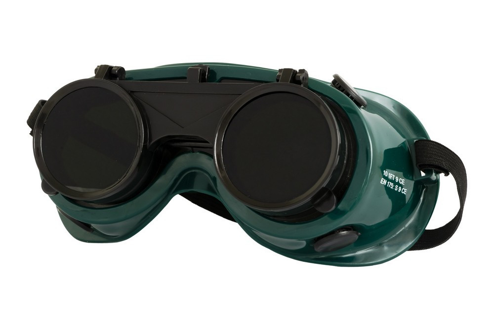 Очки закрытые MASTERTOOL АДМИРАЛ RD откидной светофильтр DIN10 оправа силикон вентиляционные клапаны Харків - зображення 1