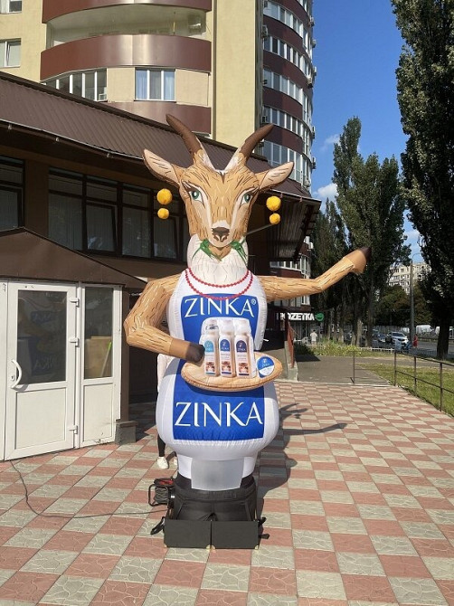 Рукомах повар. Надувной Марио. Надувная реклама с подсветкой Київ - зображення 2