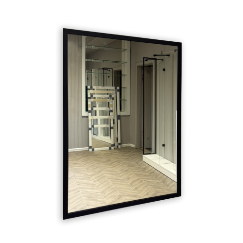 Дзеркало з LED підсвічуванням в алюмінієвій рамі 800 х 600 мм Київ