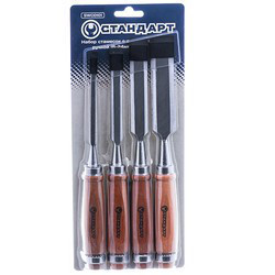 Набор стамесок (6-24мм) 4ед. СТАНДАРТ SWC0101 Харків - зображення 1