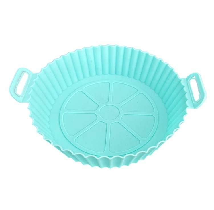 Форма в аерогриль круглая силиконовая 19317 17х17х4 см бирюзовая Київ - зображення 1