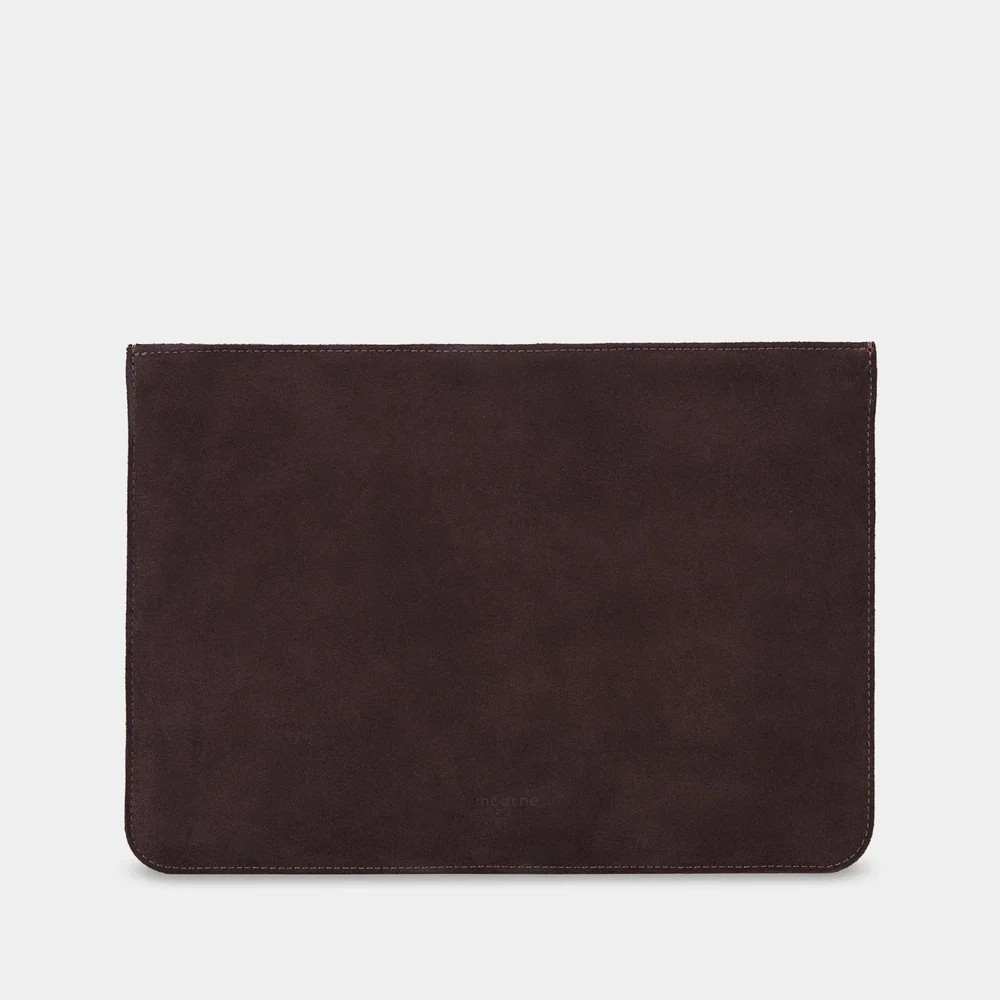 Чехол для ноутбука из велюра Incarne Cline для MacBook Air 15" 2023-2025 cline-brown-velour-air-15 к Киев - изображение 1