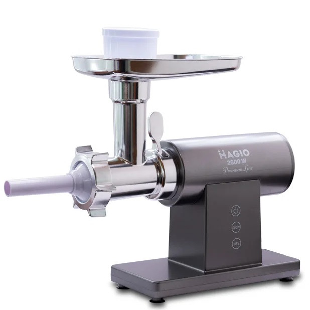 Мясорубка электрическая Magio MG-271 2600 Вт серая Київ - зображення 7