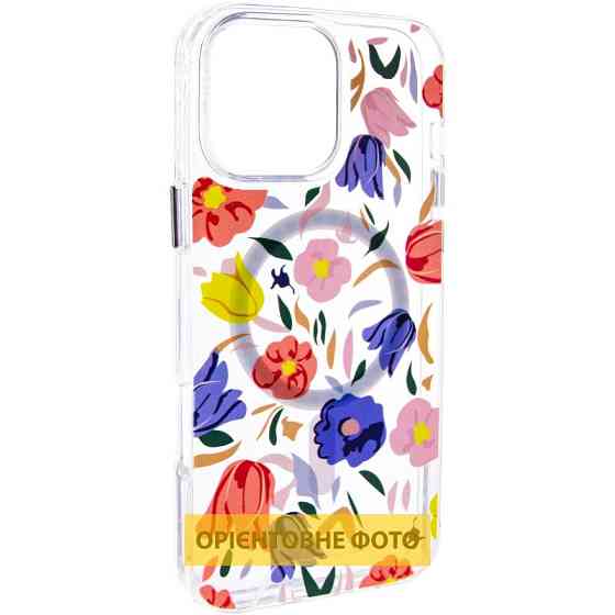 TPU+PC чехол Clear Garden with MagSafe для Apple iPhone 17 (6.3") Херсон