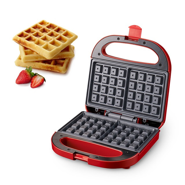 Вафельница Aurora 329AU 750 Вт красная Київ - зображення 3