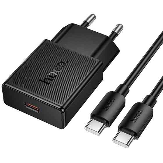 СЗУ Hoco N72 Speed ultra-thin PD20W (1USB-C) + кабель Type-C to Type-C Херсон