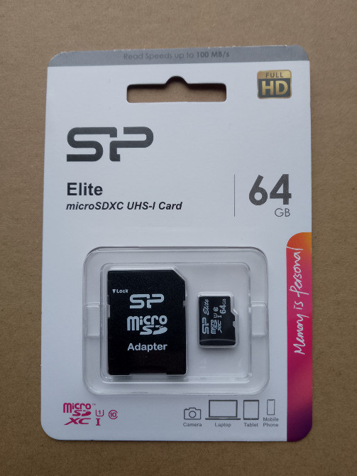 карта памяти Silicon Power Elite microSD 64 GB ГАРАНТИЯ 5 лет Киев - изображение 1