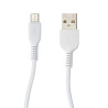 Кабель USB-С 1 м miСro USB-USB White HoСo X13-White Киев