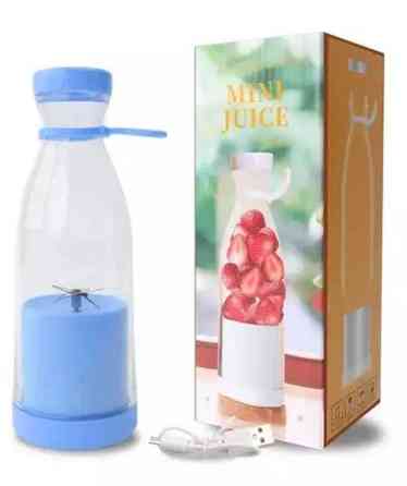 Блендер-шейкер портативный YC-02 420 мл голубой Київ