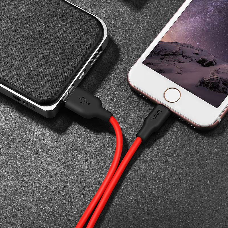 Дата кабель Hoco X21 Plus Silicone MicroUSB Cable (1m) Херсон - зображення 3