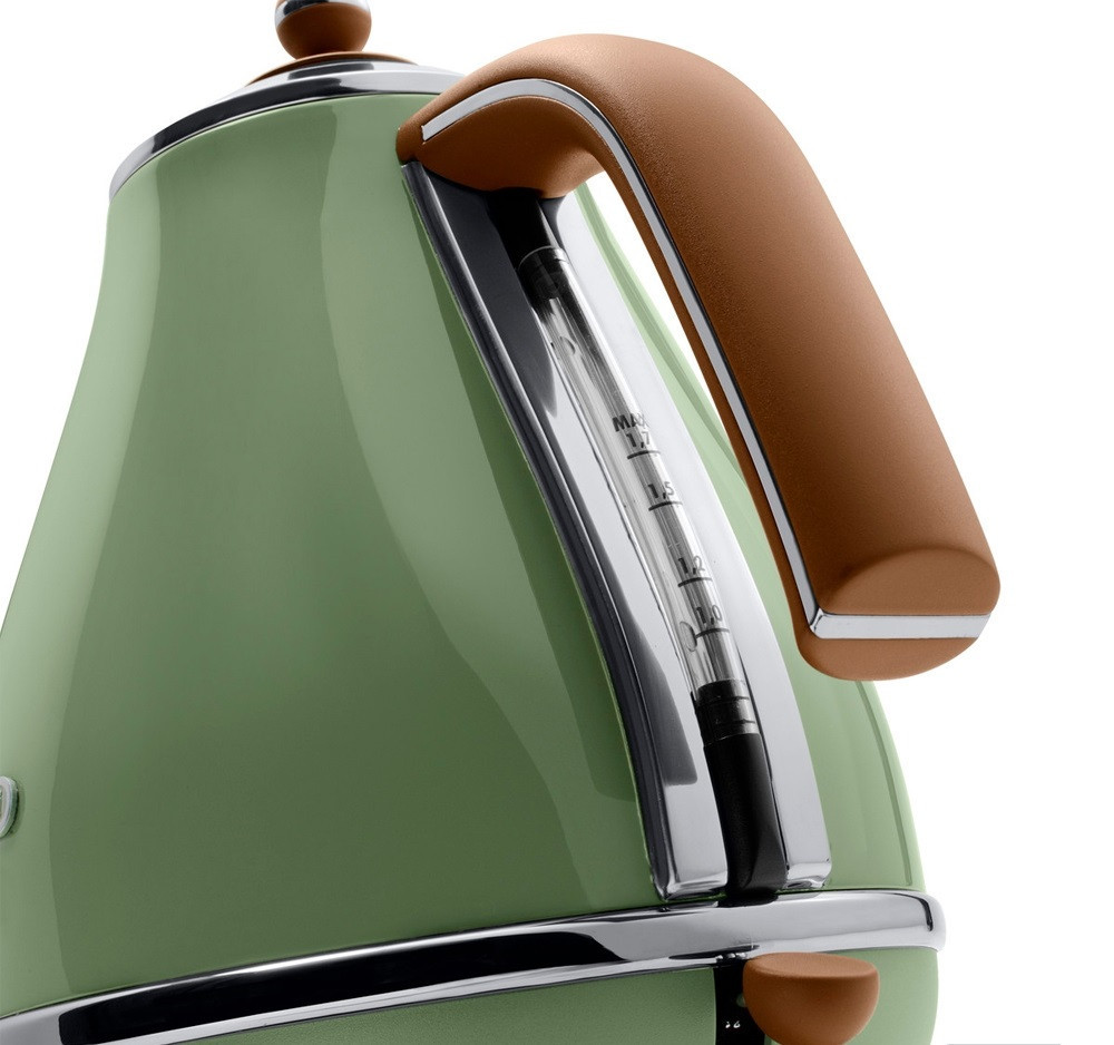 Электрочайник DeLonghi KBOV-2001-GR 1.7 л зеленый Київ - зображення 2