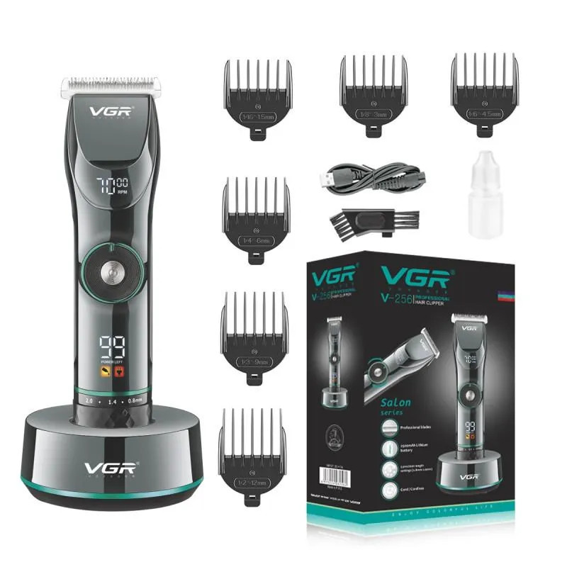 Машинка для стрижки аккумуляторная VGR V-256 5 Вт черная Киев - изображение 2
