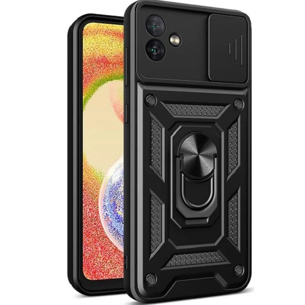 Чохол Camshield Serge Ring для Samsung A06 A065 Чорний (Код товару:39638) Харків - зображення 1