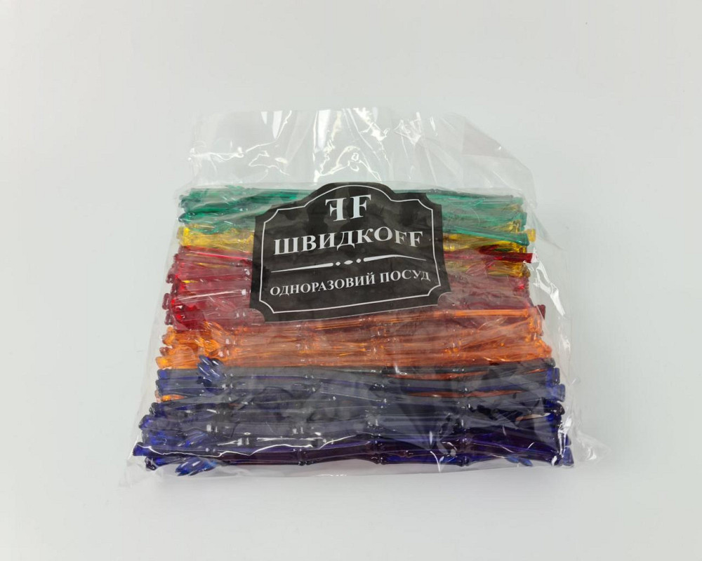 Мешалка пластиковая для коктейля "Бамбук" 20,5см (100шт)   (1 пач) Харьков - изображение 3