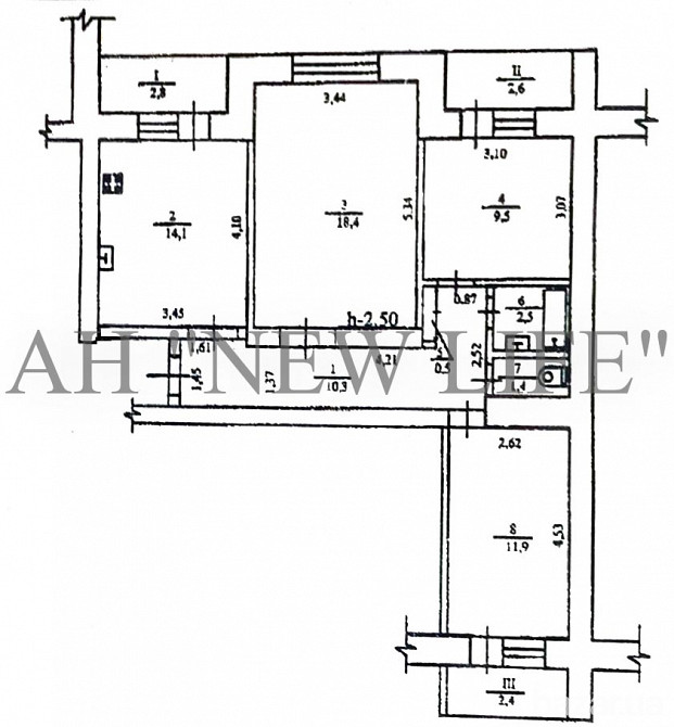 Продам Трехкомнатную квартиру. Д. Коротченко. Кирпич.4 эт. Кухня 14. Суми - зображення 8
