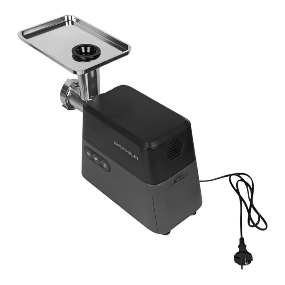 Мясорубка электрическая Grunhelm AMG2663APSJ 2600 Вт серебристая Київ - зображення 4