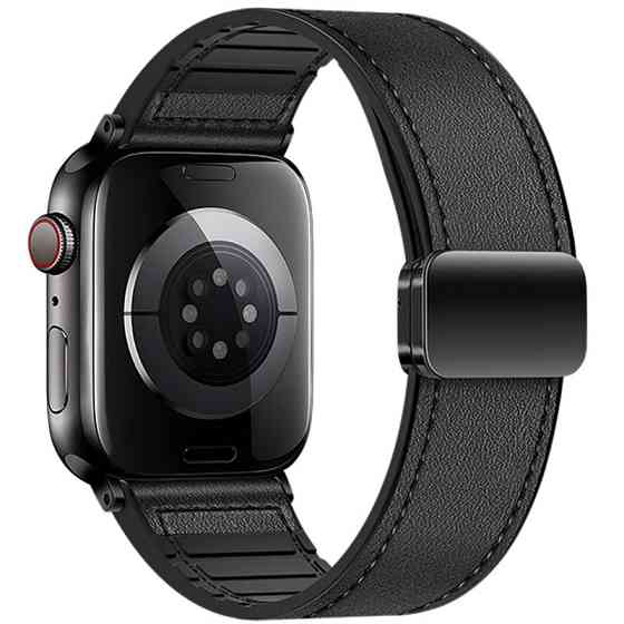Ремешок Hoco WA34 Basic magnetic buckle silicone leather strap для Apple watch 38/40/41/42mm Херсон