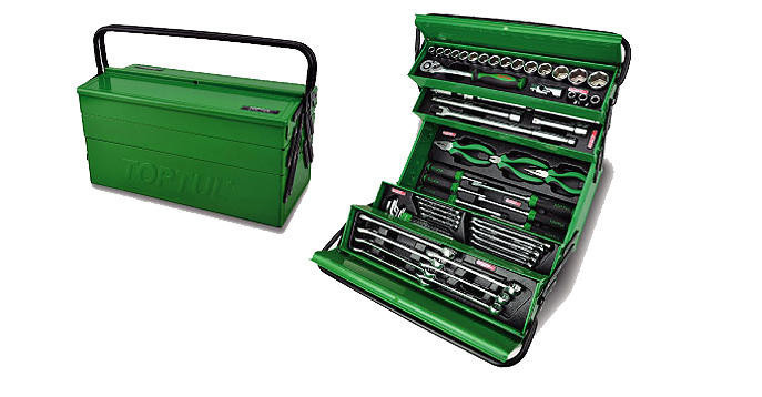 Ящик с инструментами TOPTUL (5 секций) 62ед. 1/2" GCAZ0057 Харьков - изображение 2