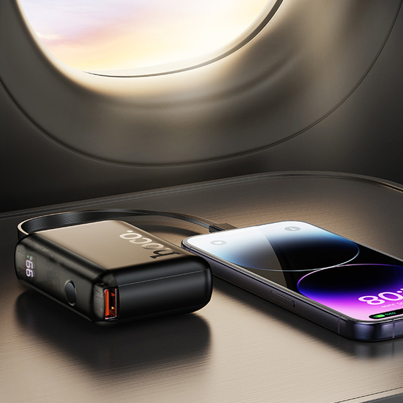 Портативное ЗУ Power Bank Hoco J139 Hero 22.5W+PD20W + Lightning 10000 mAh Херсон - изображение 5