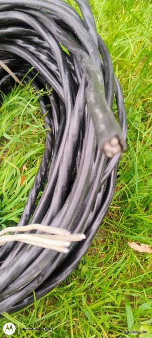 Кабель алюмінієвий чотирьох жильний 4*3мм,38метрів.Виробництво срср. Лысянка - изображение 3