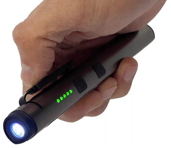 Фонарик светодиодный алюминиевый (COB+LED) с УФ, лазером и магнитом Pen Light  PROTESTER PRO-FL0305S Харьков - изображение 8