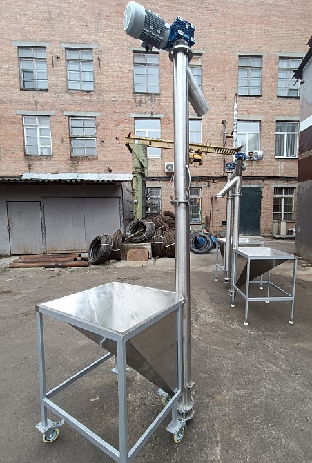 Вертикальные шнековые транспортеры из нержавеющей стали Полтава - изображение 7