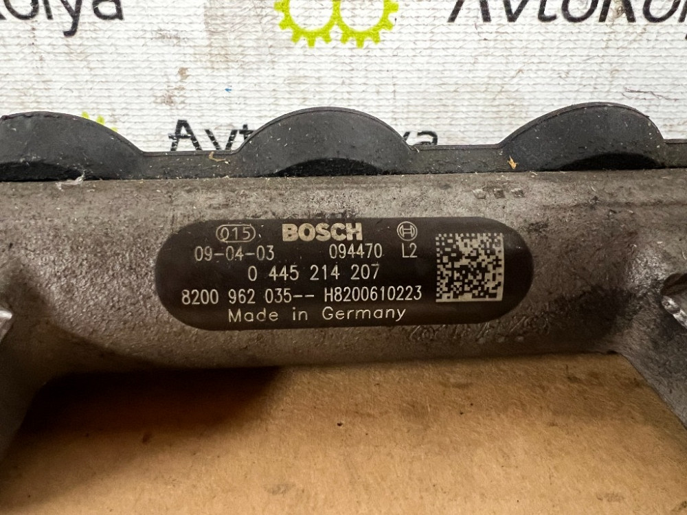 Топливная рейка (рампа форсунок) Nissan Primastar 2.0 dci 2007-2010 (0445214207) Euro 4 Ковель - изображение 2