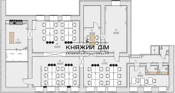 Оренда офісу 250 м, на Лукянівці вул Кудрявська,16 код 1419255 Киев