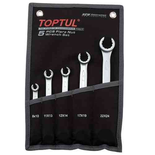 Набор ключей разрезных TOPTUL 5 шт. 8-24 мм (чехол) GPAQ0502 Харьков