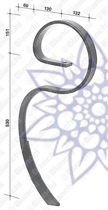 Стійка пружинна, 45х12 мм. , стійка культиваторна, виробн. Італія, стійку S-подібну продам Днепр - изображение 3