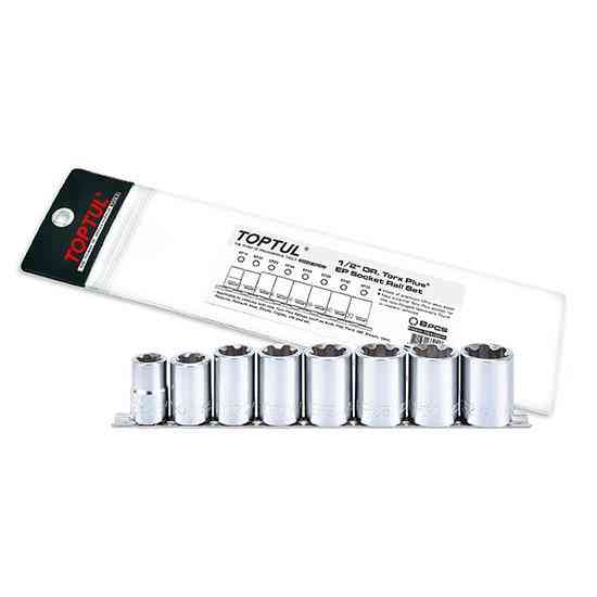 Набор головок Torx Plus EP 1/2" EP18-EP32 8ед. TOPTUL GAAG0810 Харків