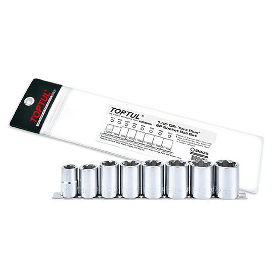 Набор головок Torx Plus EP 1/2" EP18-EP32 8ед. TOPTUL GAAG0810 Харків - зображення 1