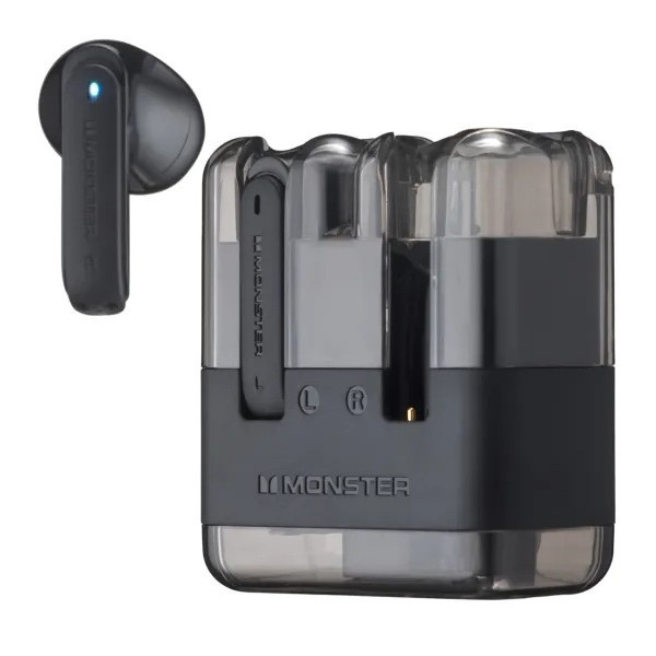 Bluetooth-гарнітура Monster XKT12 Black Харків - зображення 1
