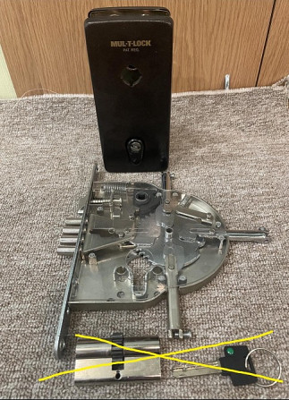 Коплект замок MUL-T-LOCK M265 + антивандальна броненакладка Multlock накладка Київ - зображення 5