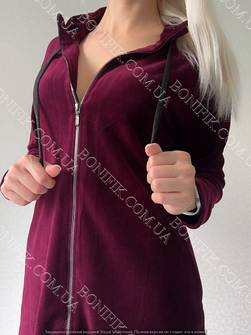 Женский халат на молнии "MARGO" (арт. LGV 203/02/02) Кривий Ріг - зображення 6