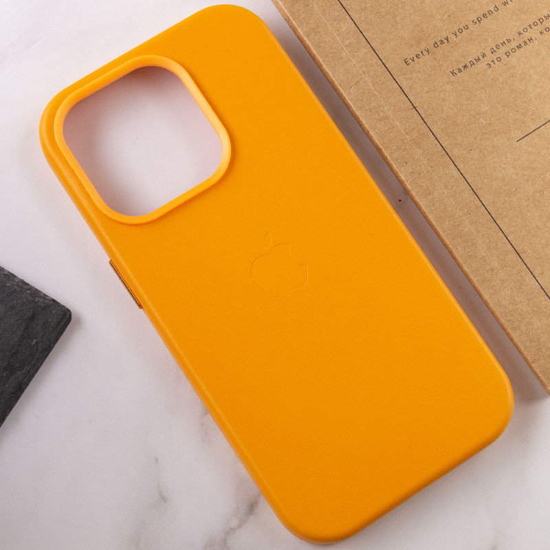 Кожаный чехол Leather Case (AA Plus) with Magnetic Fit для Apple iPhone 13 Pro Max (6.7") Херсон - изображение 7