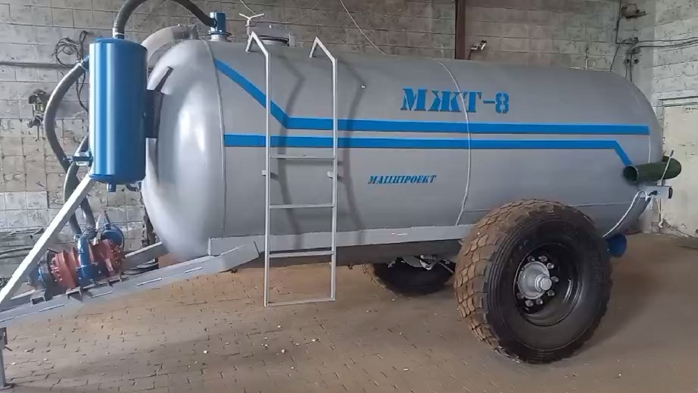 Бочка для викачки навозу МЖТ-8 (8м3) з розкидачем 10-12м Біла Церква - зображення 1