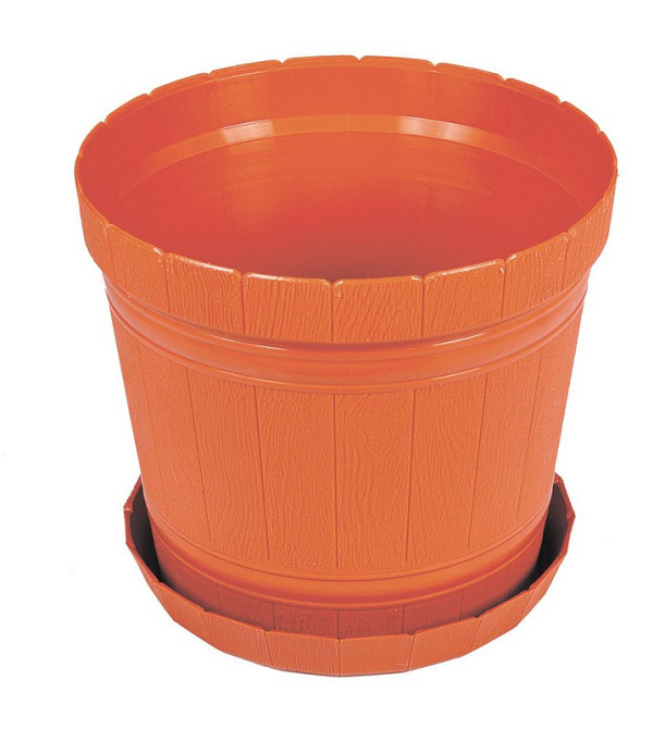 Горшок цветочный ГОСПОДАР "КАДУШКА" Ø21 см коричневый 92-8040 Харьков - изображение 1