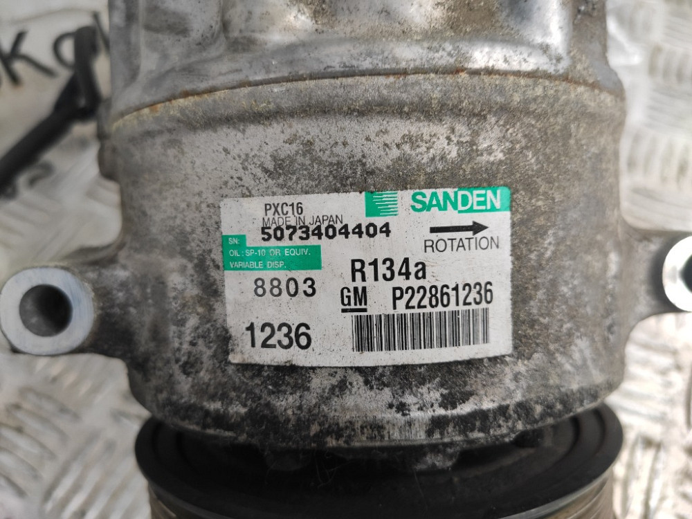 Компрессор кондиционера Opel Insignia 2.0 cdti 2009-2017 (P22861236) Ковель - зображення 3