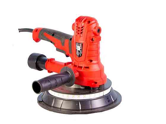 Шлифмашина для стен и потолка MPT 850 Вт 1400-2700 об/мин Ø180 мм диодная подсветка аксессуары 6 шт  Харків