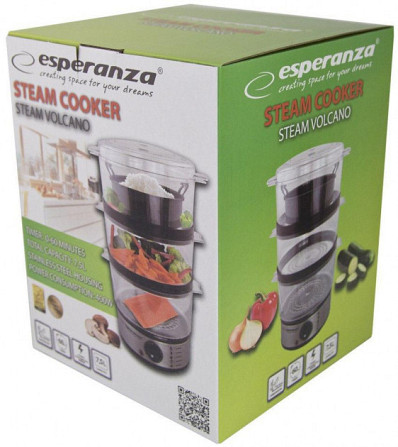 Пароварка Esperanza VolСano EKG-009 400 Вт Киев - изображение 5