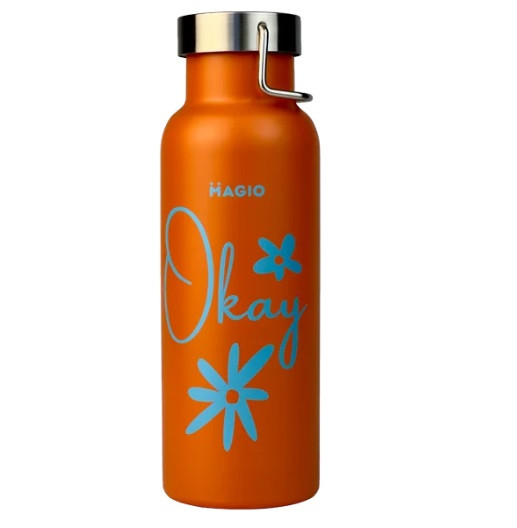 Термопляшка Magio MG-1041O 500 мл оранжева Киев - изображение 1