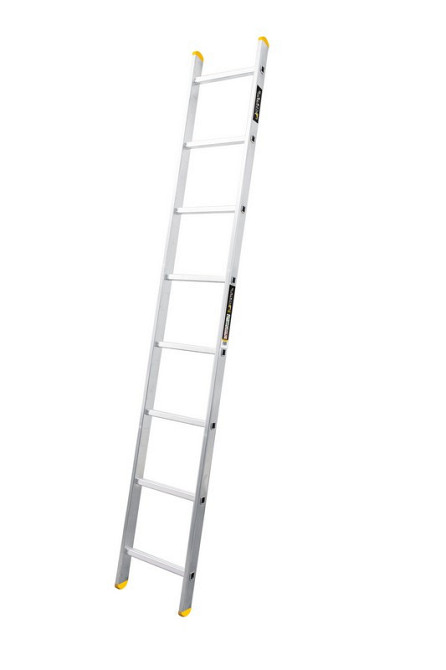 Лестница алюминиевая MASTERTOOL односекционная приставная 8 ступеней h=3500 мм max 150 кг 79-1508 Харків - зображення 1