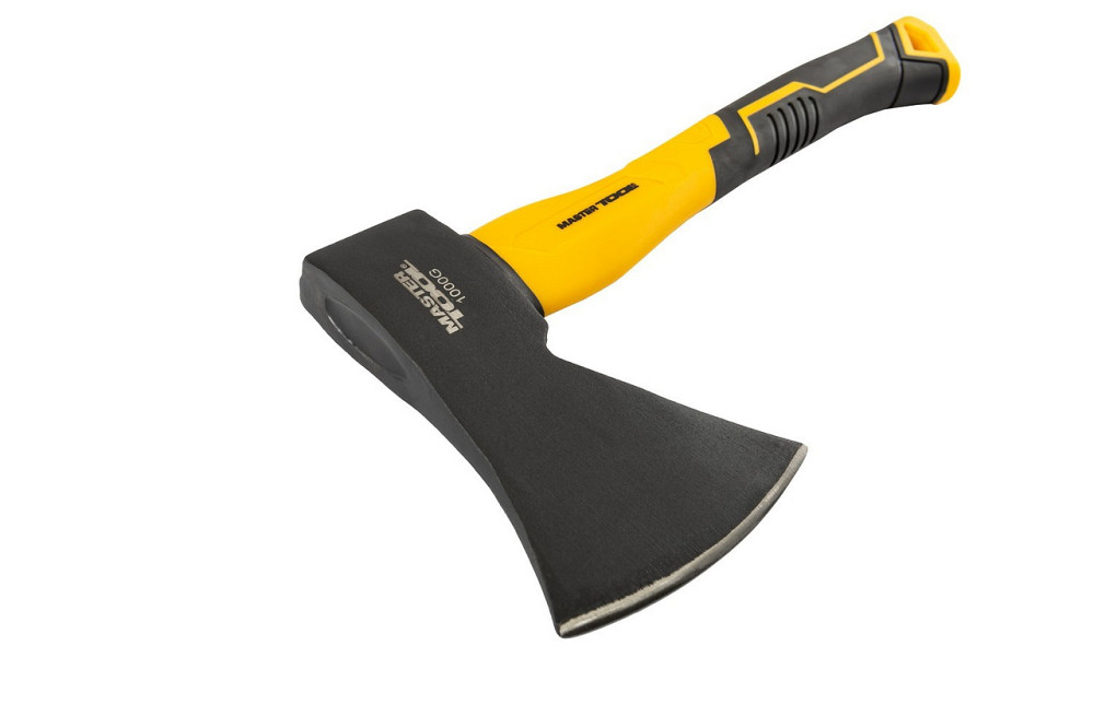 Топор MASTERTOOL 1000 г HRC 50 рукоятка фиберглассовая 370 мм 05-0906 Харків - зображення 3