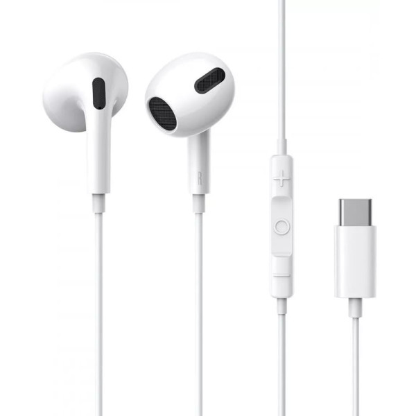 Навушники Baseus Encok Wired C17 Type-C White (NGCR010002) Харків - зображення 1