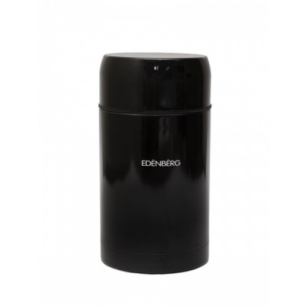 Термос харчовий Edenberg EB-3510-Black 1000 мл чорний Київ - зображення 1